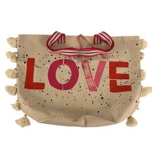 Victoria’s Secret Women's Large Canvas Tote Bag